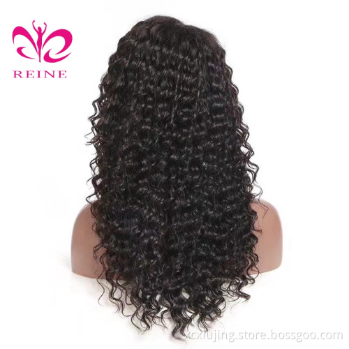 Mongolian Curly Wigs For Women 150% Density Curly Full Lace WigREINE HAIR Curly Wig Full Lace Front Human Hair Wigs
